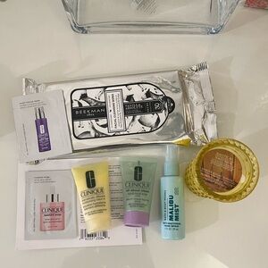 Clinique Skincare Set with Beekman Wipes